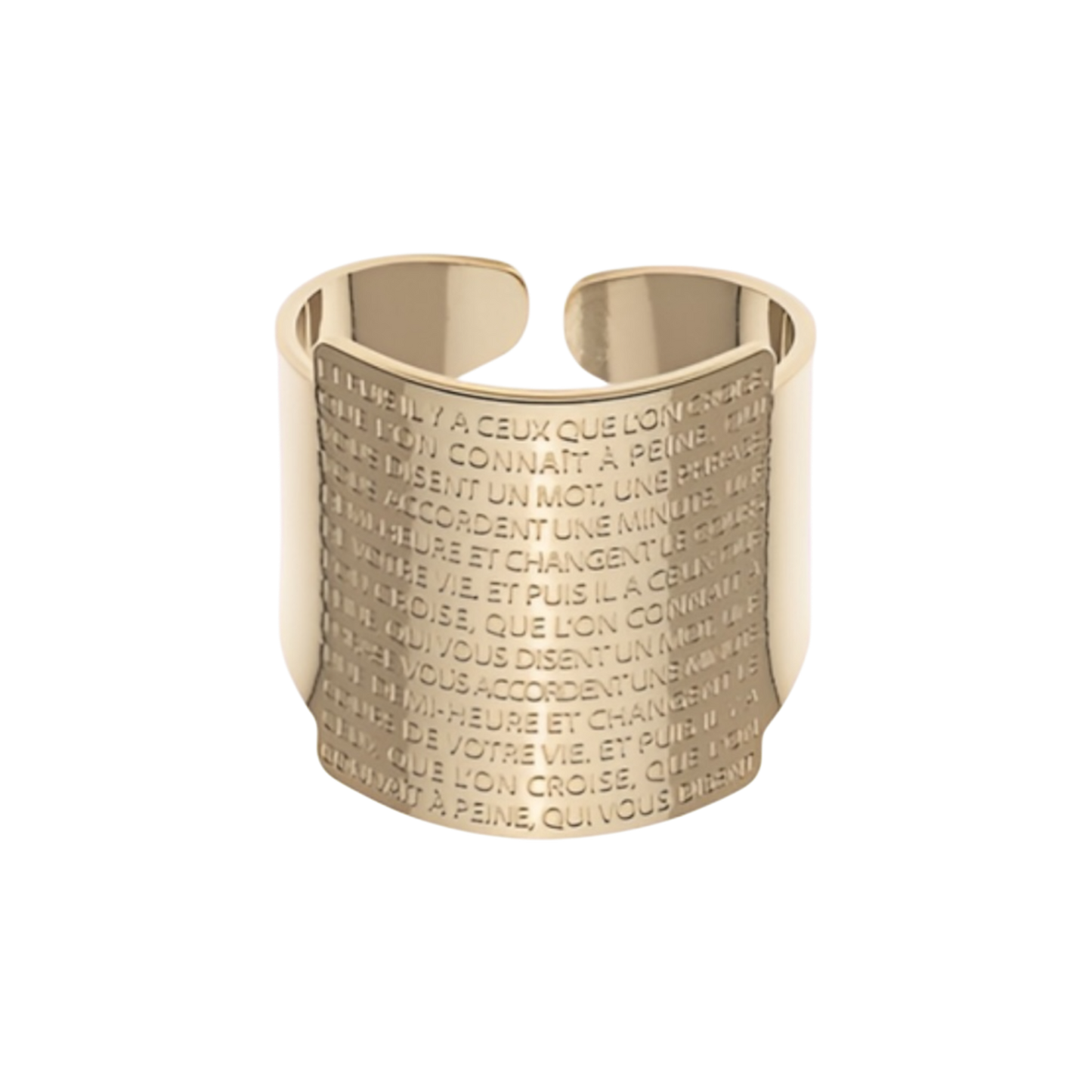 Hugo 2 - Bague Plaque