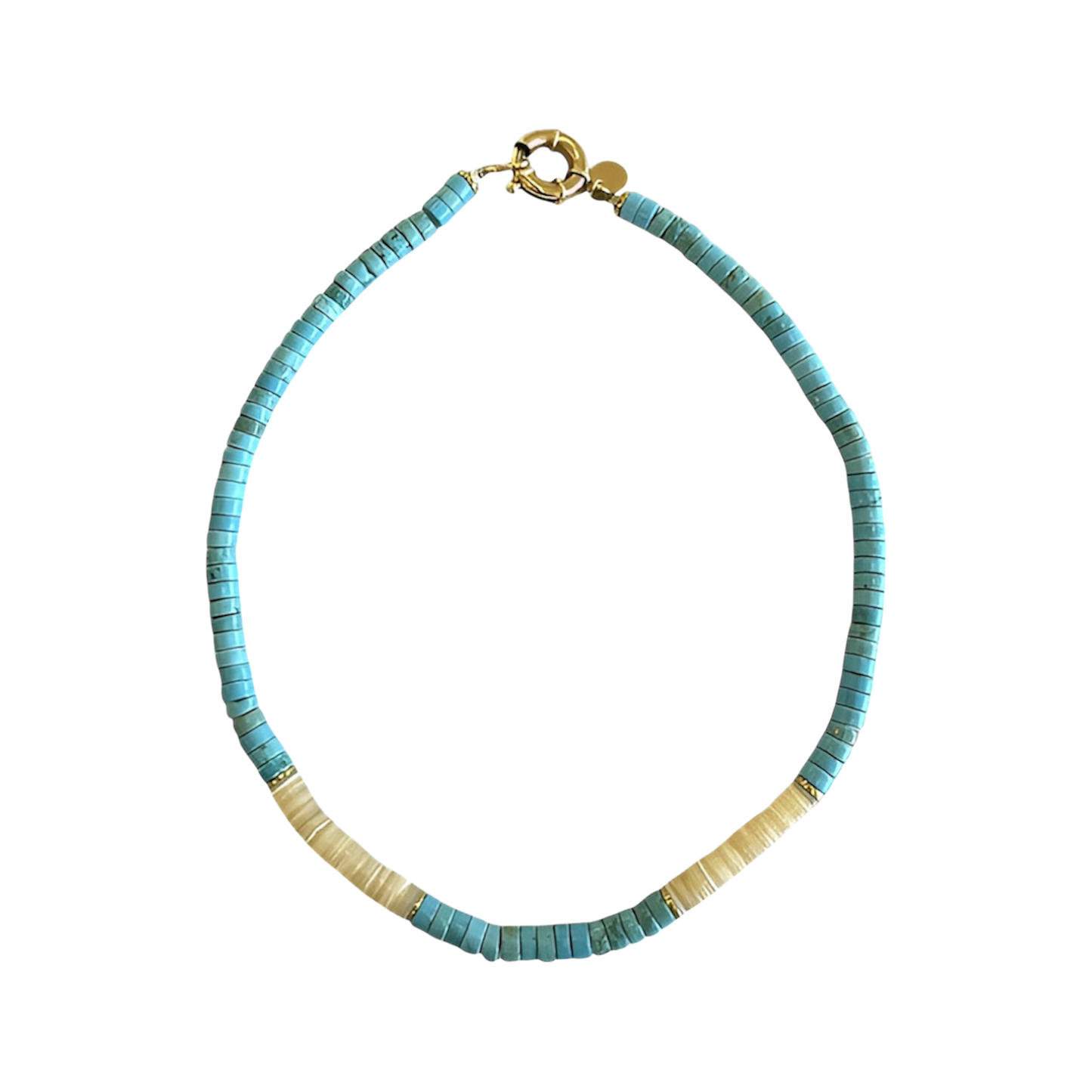 Collier Saint-Barth Turquoise Fermoir Bouée