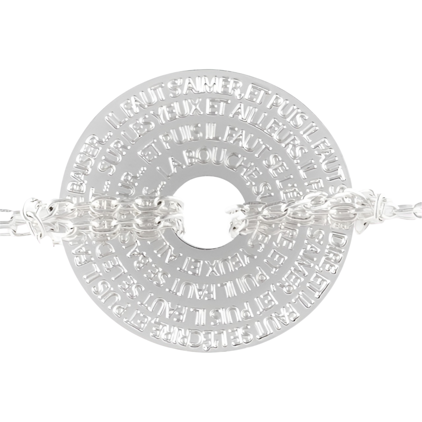Hugo 1 - Bracelet Médaille Donut (2cm)