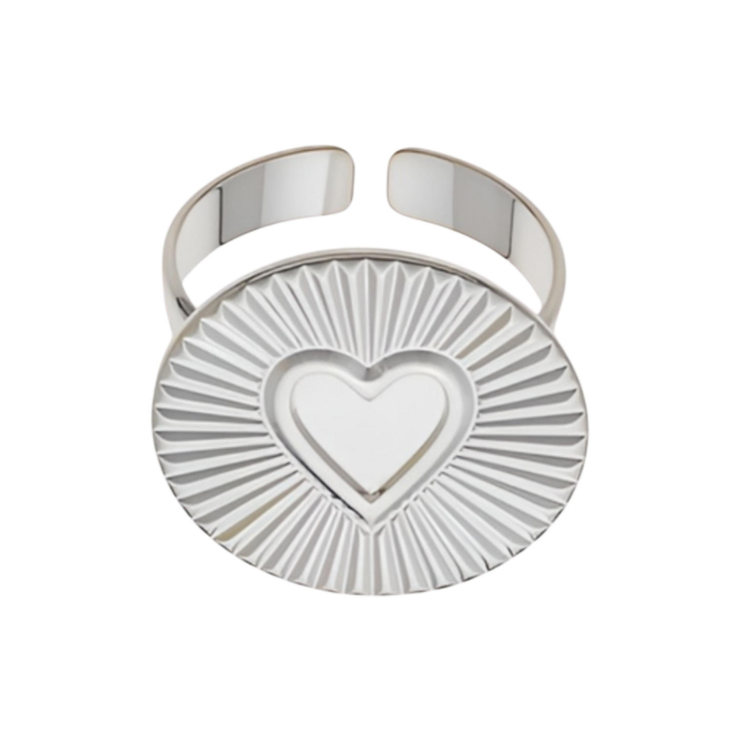 Bague Soleil 1 Coeur