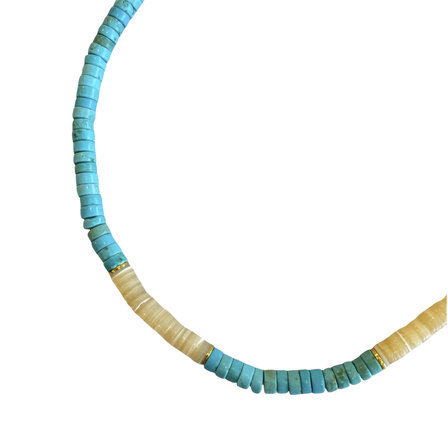 Collier Saint-Barth Turquoise Fermoir Bouée