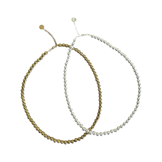 Boules Hématites Collier MM