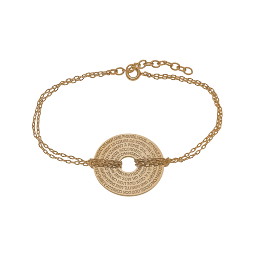 Hugo 2 - Bracelet Médaille Donut 2.5cm
